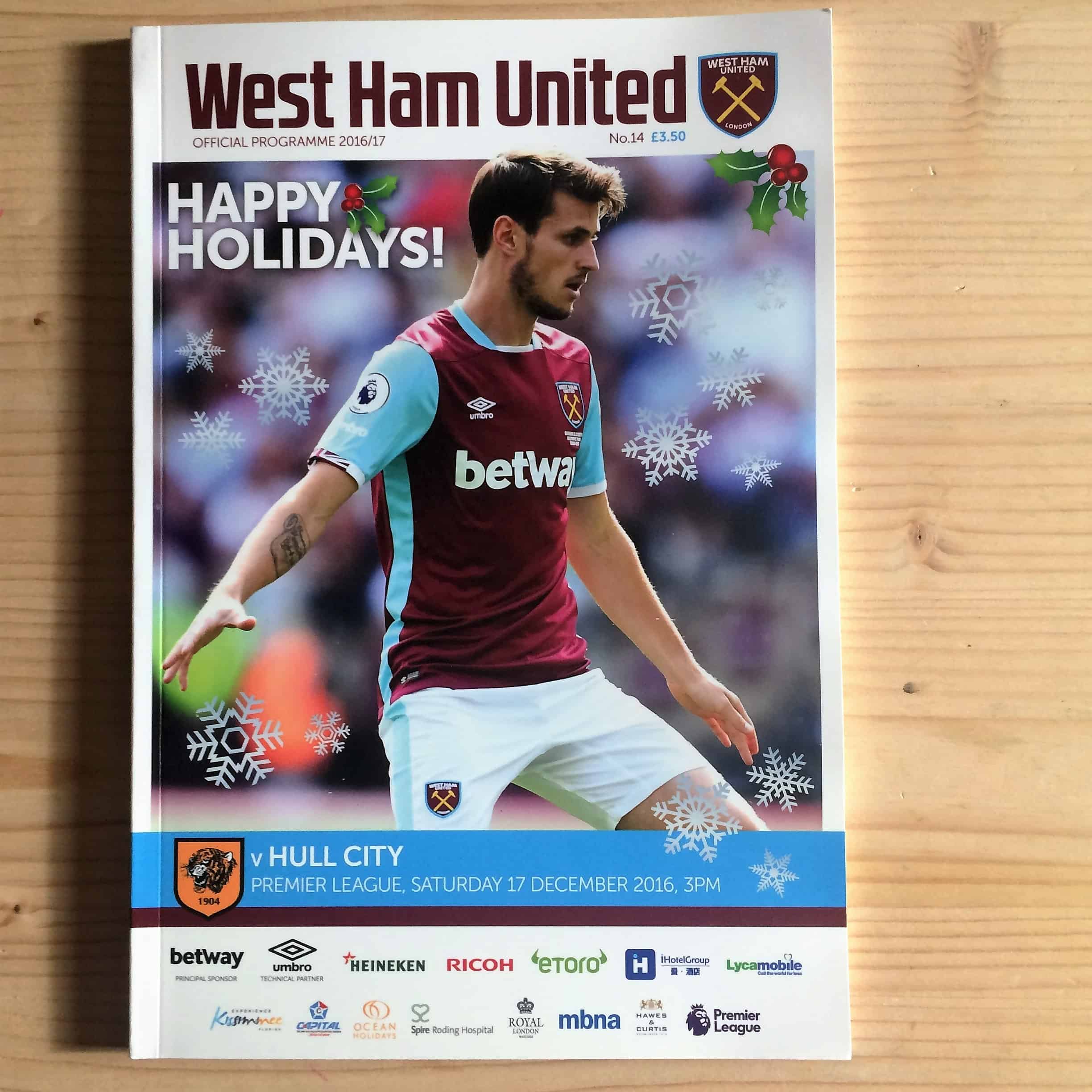 West Ham United FC v Hull City FC